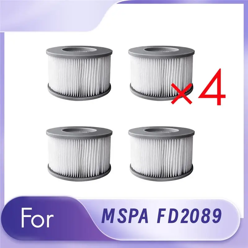 

AT84-4Pcs 2020 Swimming Pool Filter For MSPA FD2089 Inflatable Tub Filter Swimming Pool Filter