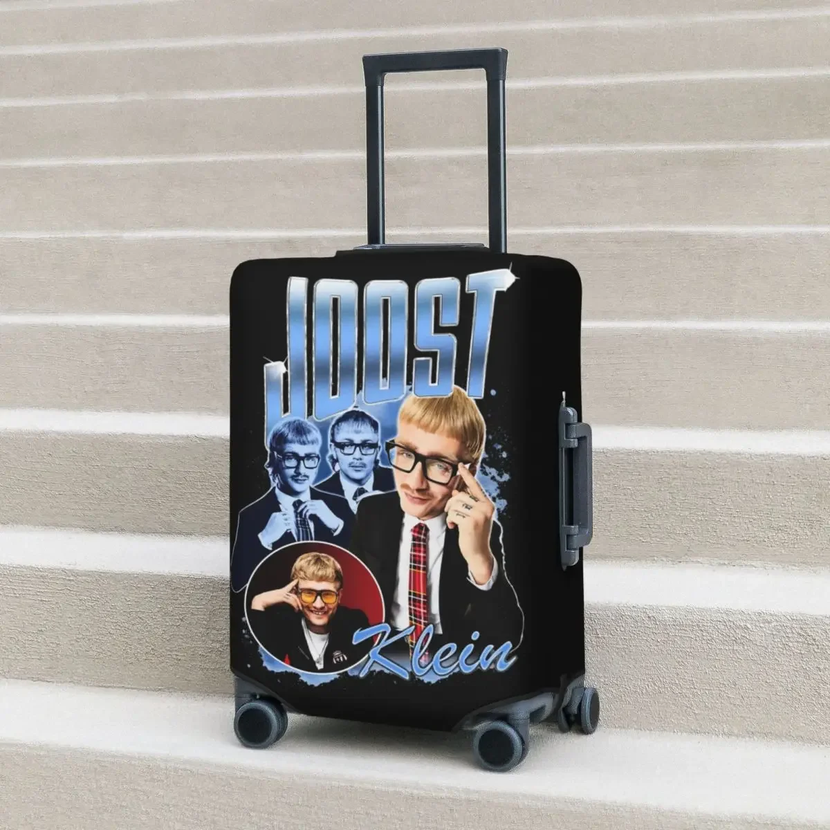 Novelty Joost Klein Eurovisionsed Song Suitcase Cover Cruise Trip Protection Flight Fun Luggage Accesories