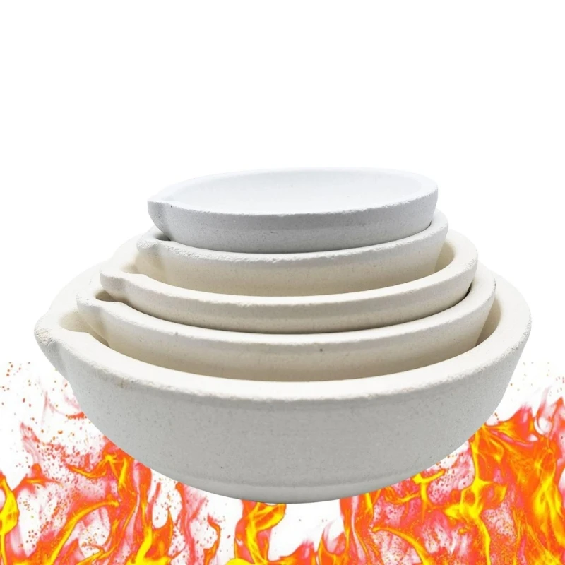 Heat Resistant Dish Cup Assortment with Whip Tongs Handle for Metal Casting top sale