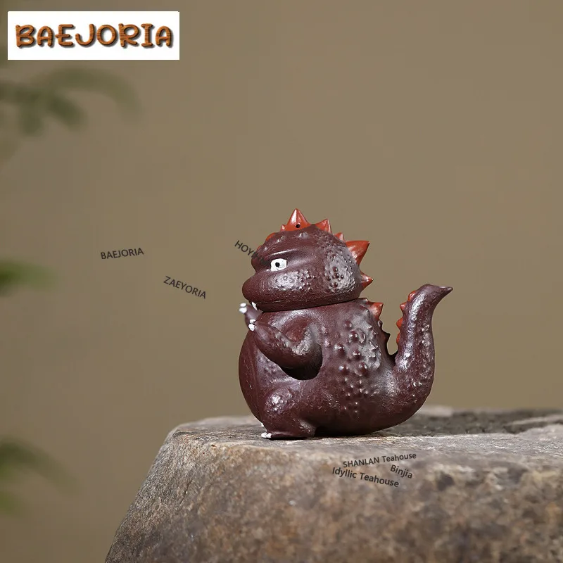 BAEJORIA 180ml Ancient Yixing Purple Clay Teapots Handmade Dragon Pot Raw Ore Purple Mud Kettle With Filter Zisha Tea Set Cha