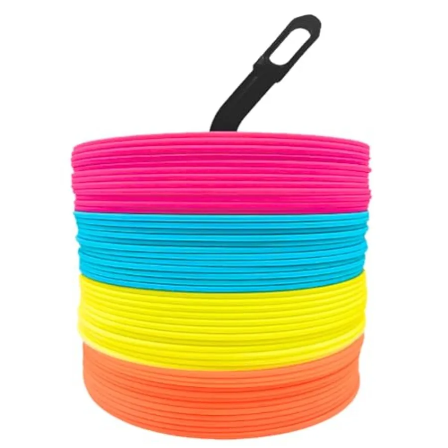 

Плоские конусы-маркеры для футбола, конусы для разметки поля, маркеры для отработки позиций, плоские диски, оборудование для тренировок по футболу, для отработки ловкости и координации