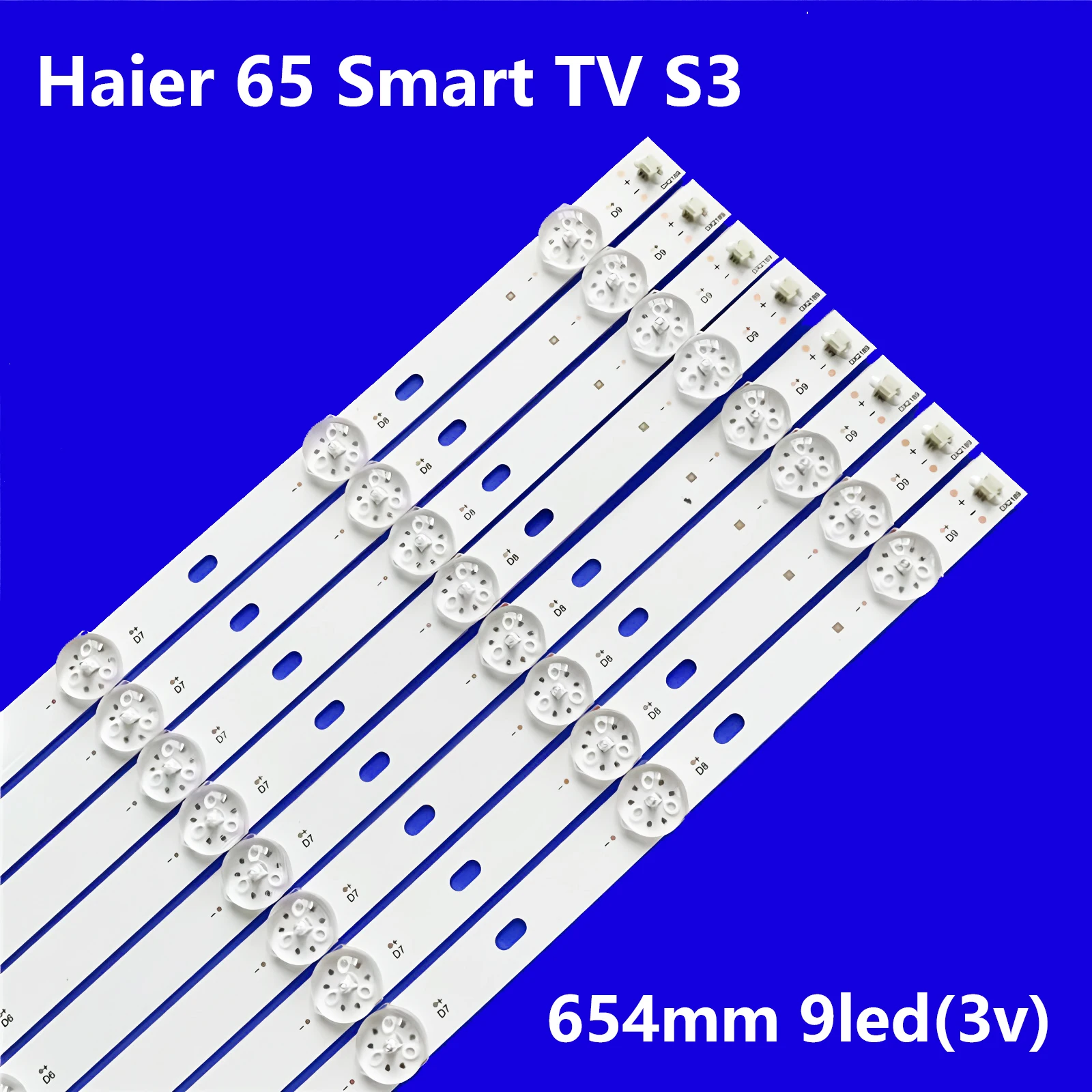 

8PCS LED Backlight Strip For Haier 65 Smart TV S3