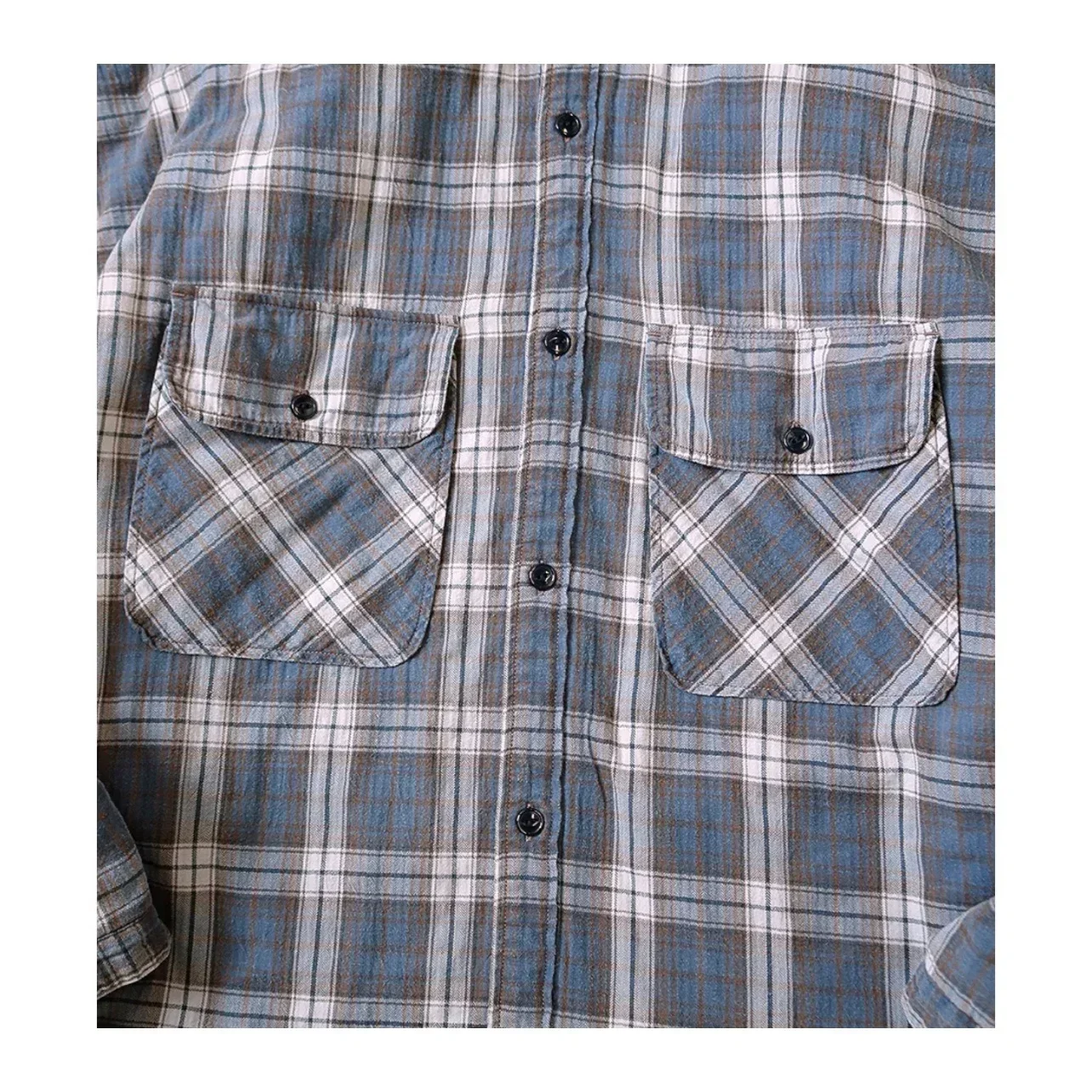 Japan 23AW KAPITAL Hirata and Hiroshi Casual Warm Plaid Mid Length Loose Fitting Cotton Jacket with Long Sleeves Shirt Coat