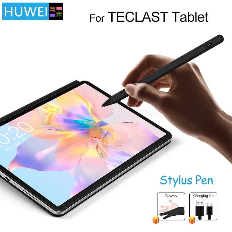 

Стилус HUWEI для Teclast T50 T40 Pro X16 T40S P40HD 2023 10,1 дюйма M40 Plus P30S P25T P80X X6 Plus 12,6-дюймовый сенсорный планшет-карандаш