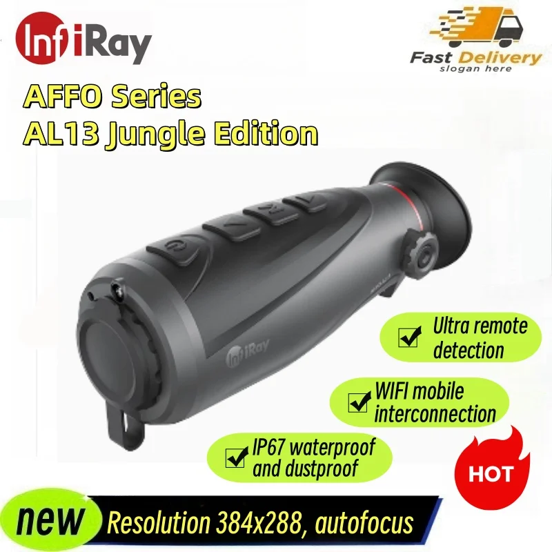 infiray Infrared Thermal Imaging Telescope Thermal Monocular AFFO AL13 outdoor handheld Thermal Imager for Hunting