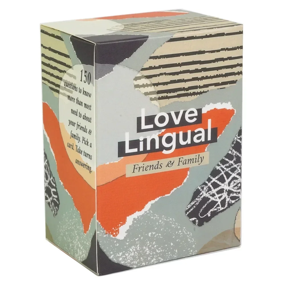 Love Lingual English version Card Game Board Game Conversation Q&A Card Deeply Talk about Emotional Games Couples Connections