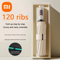 Xiaomi Umbrella Fully Automatic Windproof Umbrella Rain Shine Double Large Folding Sun UV Protection Anti-Rebound Umbrellas