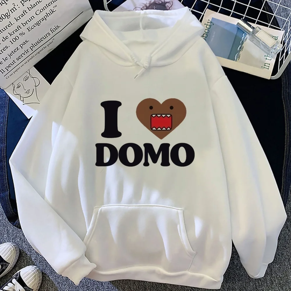 Domo hoodies women anime sweatshirt y2k 2026 cute long sleeve male Sport Coat