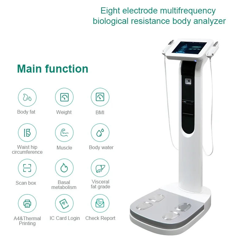 New USA body 3D Scanner Segmental Body Composition Analyzer 8-Electrode Bioelectrical Impedance Analysis machine