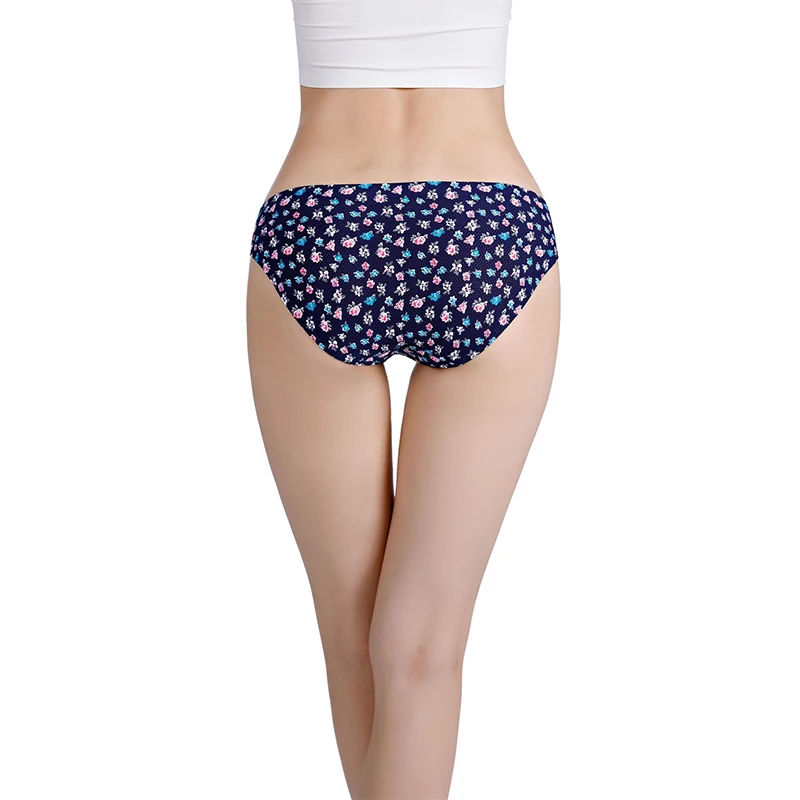 Imagen 4: DeanFire-ropa interior de Bikini para mujer, bragas transpirables sin costuras, bragas cómodas, Hipster, 5 piezas