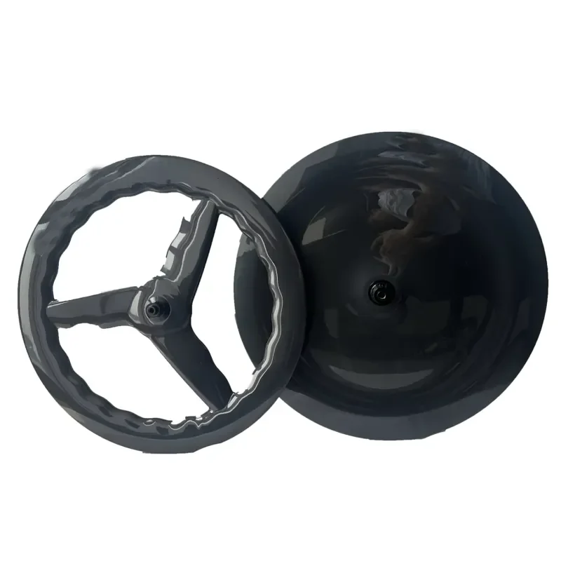 AP01 for 700C Time Trial Road Track TT Bicycle Rim Disc Brake All Carbon Fiber Wheelset Front Wave 3 Spoke Rear Disc Wheels