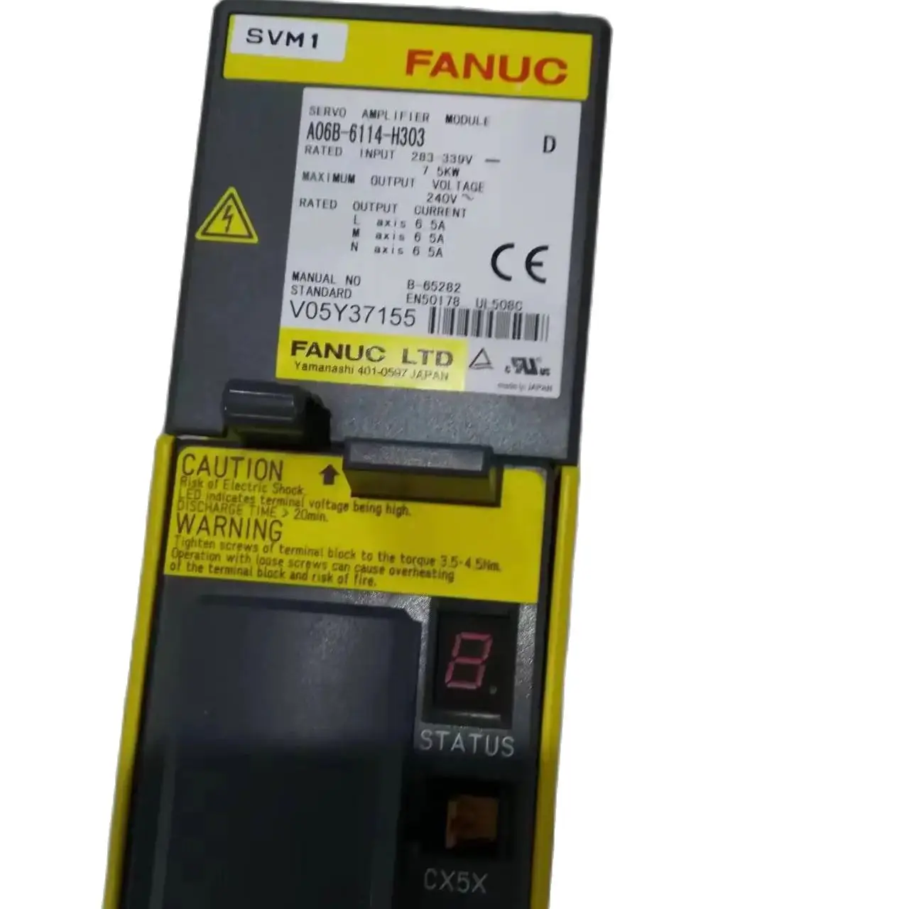 مضخم صوت مؤازر من FANUC لوحدة التحكم باستخدام الحاسب الآلي ، A06B ، H303 جديد