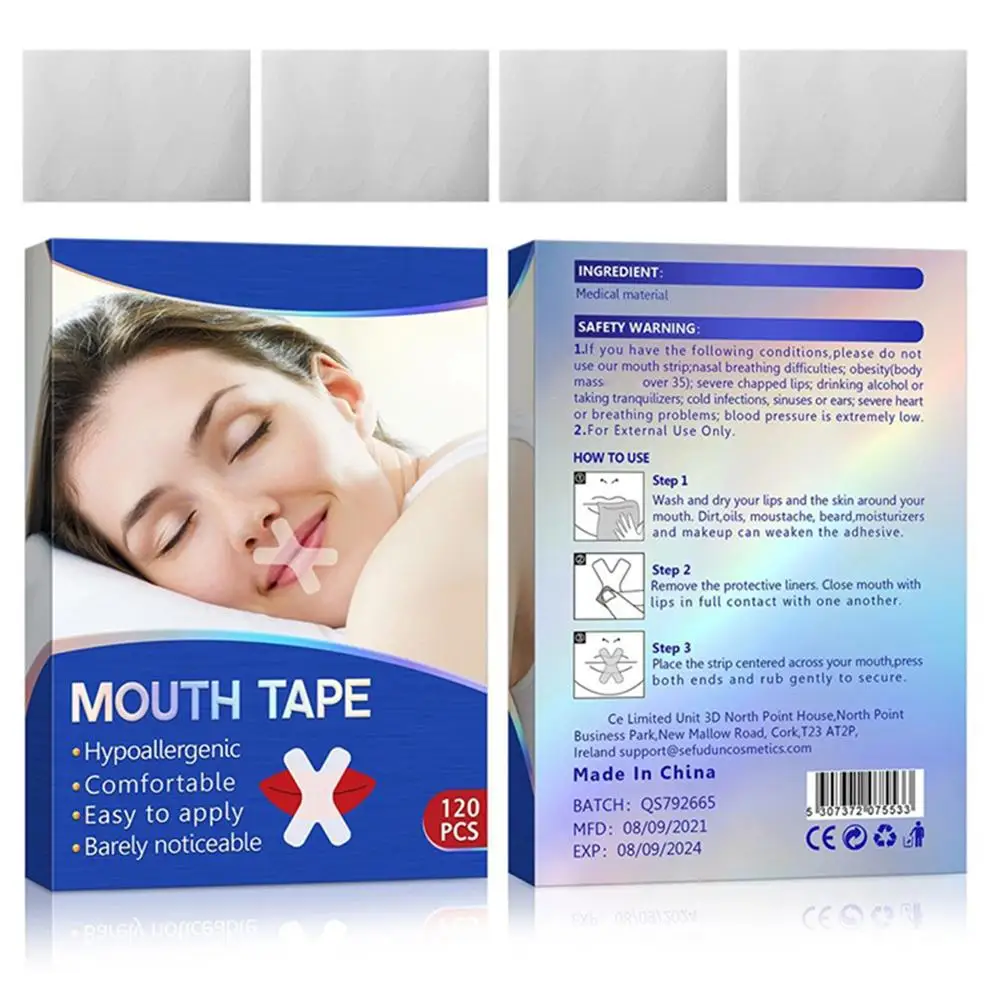 Bandes nasales anti-grattage, bande buccale transparente, patch anti-ories, protège-dents, bonne aide pour dormir, antarctique H5L5