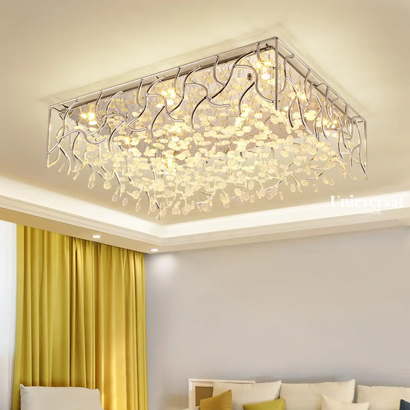 Bird's Nest Ceiling Lamp Modern Simple Living Room Lamp Rectangular Lamp Creative Iron Led Household Lamps and Lanterns