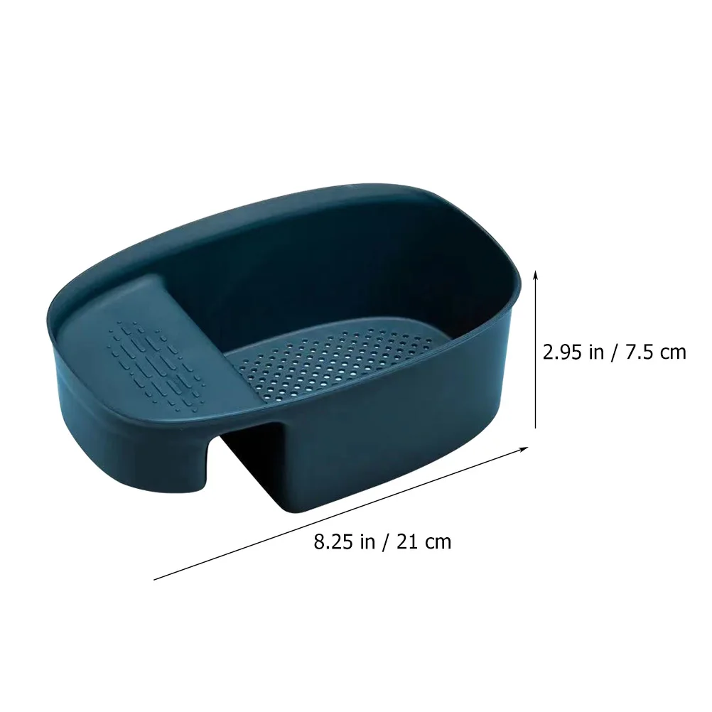 

Plastic Sink Drain Basket with Storage and Drainage Function Smooth Edges Design for Kitchen Sink Strainer Basket Vegetable