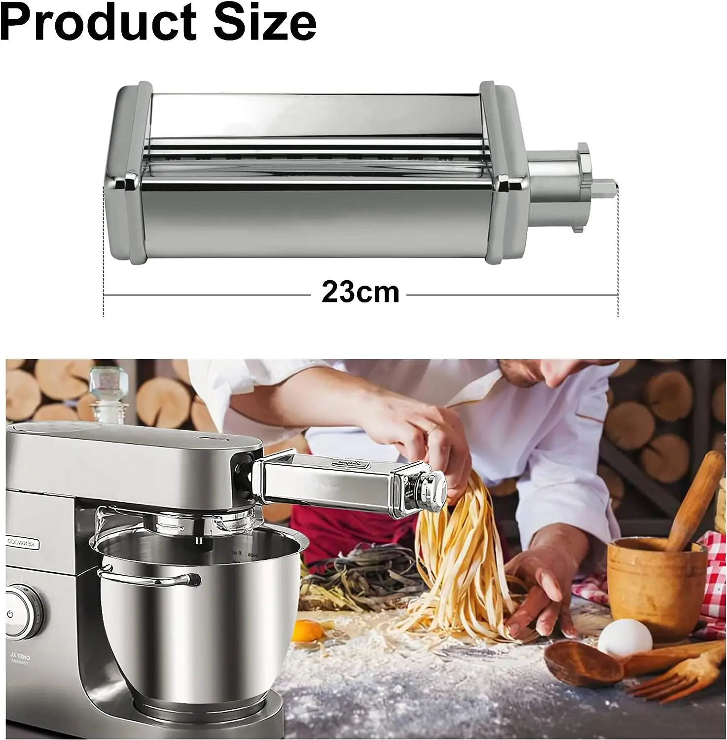 Hachoir à viande en bois, accessoires d'exploitation en bois, accessoire MendLasdesktop pour pâtes, rêves KAX980 plus proche, accessoires pour robot culinaire à pâtes Prévention 980 plus proche