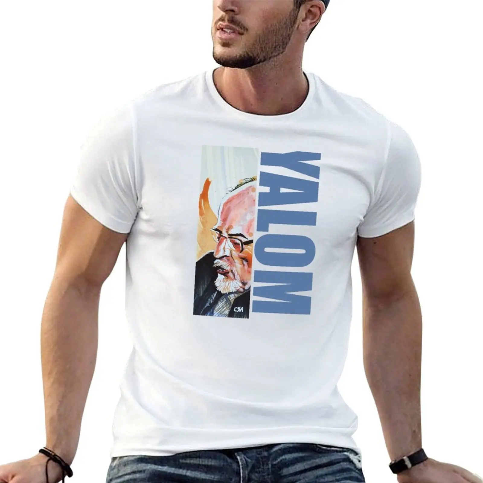 

IRVIN D. YALOM T-Shirt t shirt man casual man t shirt cotton high quality T-Shirt