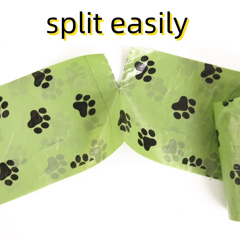 1050pcs Paw Dog Poop Bags Litter Bag Cat Pet Poop Bags Litter Bags For Pet Litter Box Bag Leak-Proof Dog Waste Bags Pet Supplies