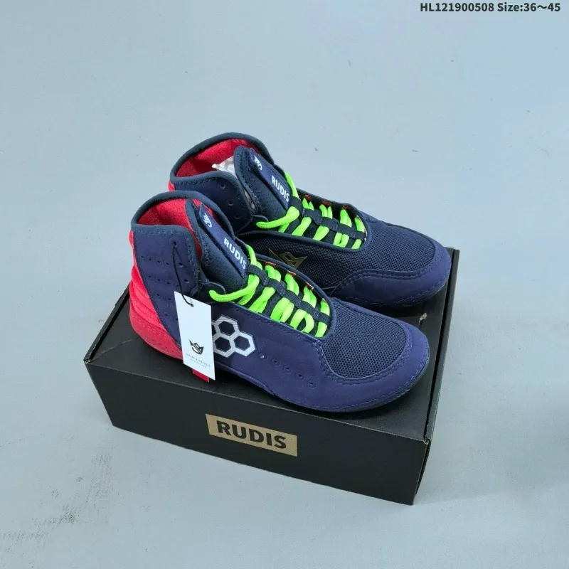 Luxury Brand Wrestling Shoes Men Women Designer Boxing Shoes Unisex Comfortable Fighting Boots Youth Anti-Slip Boxing Sport Shoe