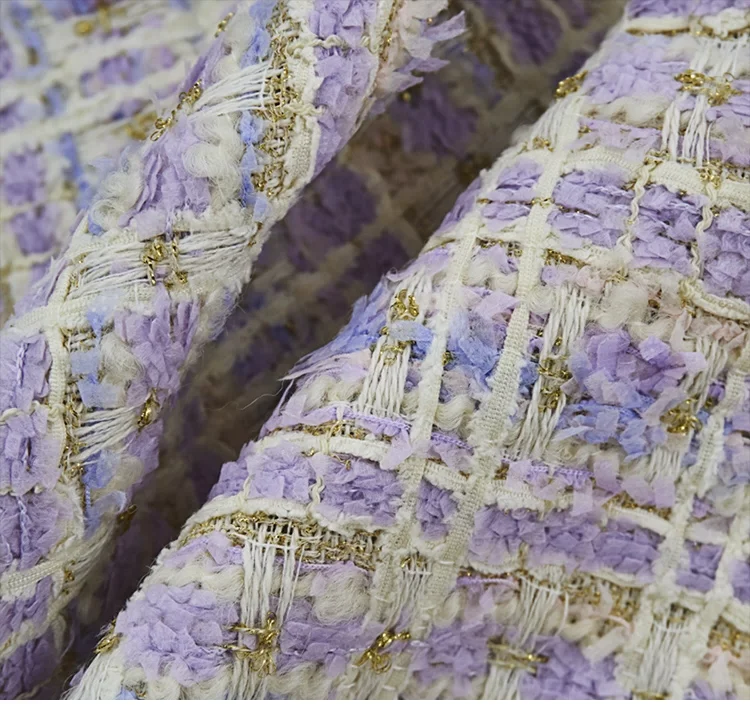 1yard Bag,clothing,DIY fabric for sewing,Grid coarse spinning fabric,