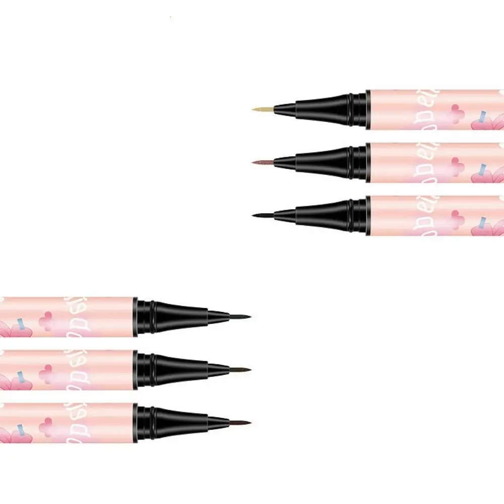 Eyeliner liquide waterproof à séchage rapide pour fille, stylo ultra fin coloré, sans floraison, maquillage beauté, 256