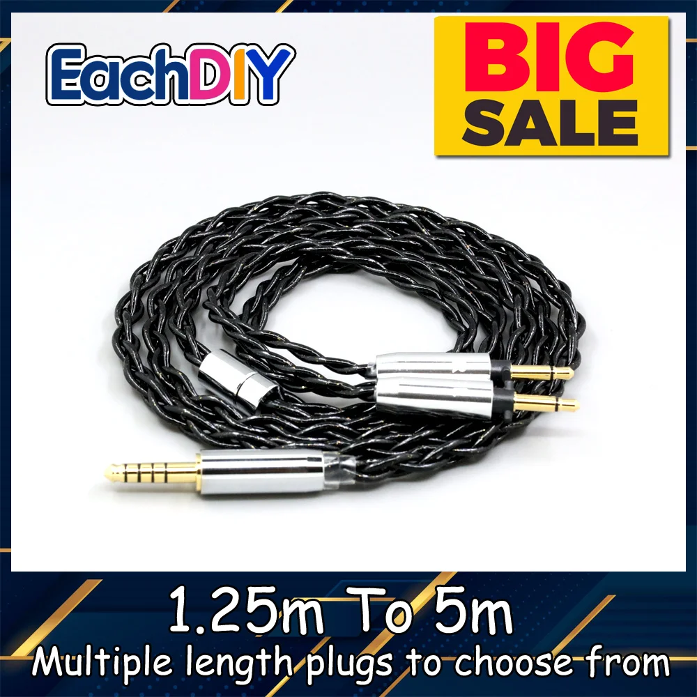 

99% Pure Silver Palladium Graphene Float Gold Cable For Final Audio SONOROUS IV VI VIII X D8000 Design Pando Hope 1:1 LN009000