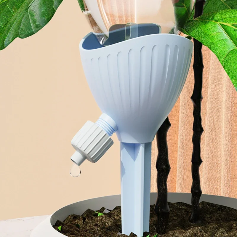 Automatic Flower Watering Device Adjustable Flow Rate Dripper Irrigator Plant Water Seepage System for Garden