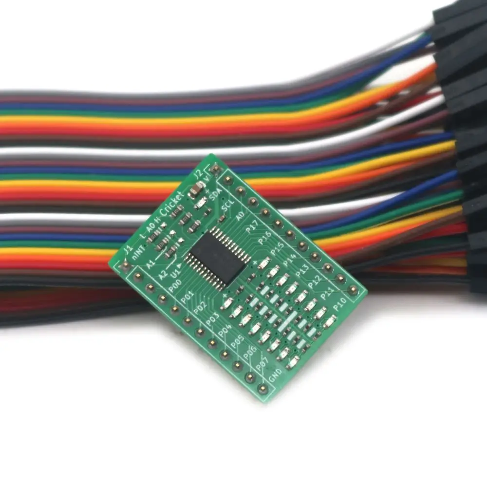 GPIO لوحة التوسع مع المدخلات والمخرجات الرقمية ، وحدة IIC I2C ، TCA9555 ، PCA9555A ، 16