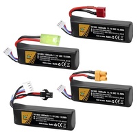 11.1V 800mAh Rechargeable LiPO Battery for Soft Air Gun Toy Gun Accessories 30C 501865 Batteries Part