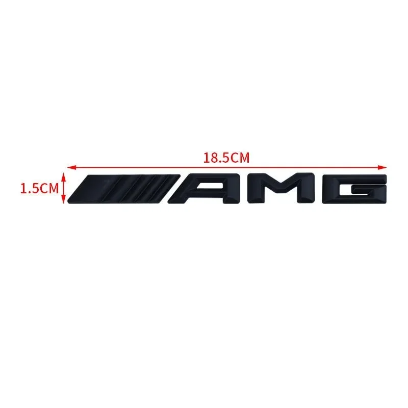 3D ABS Car Rear Trunk Badge Decal Letters Sticker For Mercedes Benz AMG A B C E G CLA C63 C63S E53 GT SLK W176 W205 W177 C260L