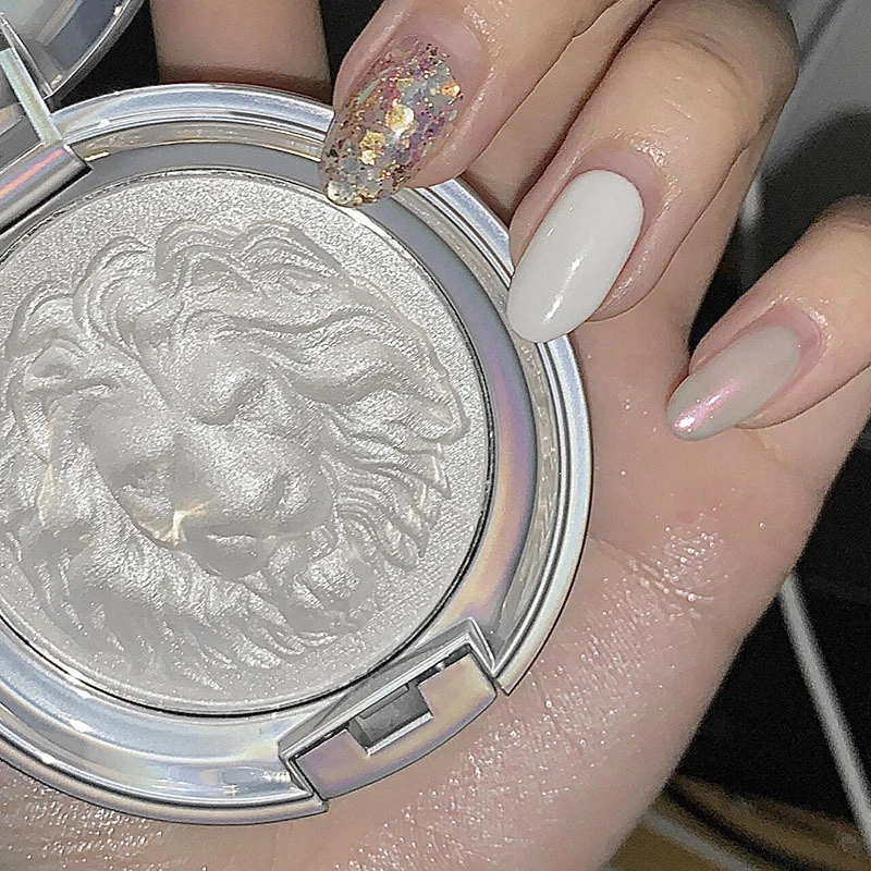 باليت هايلايتر دي كالو مونلايت وايت، لامع عالي اللمعان، يضيء ويكونتور، طبيعي وطويل الأمد، مستحضرات تجميل للوجه