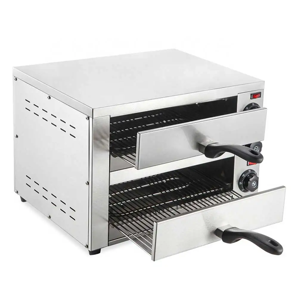 Outdoor commercial pizza 16-inch electric double-layer pizza oven toaster pizza oven