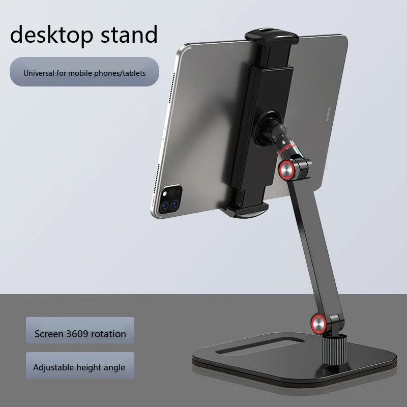 Legierungs-Handy-Tablet-Ständer, faltbarer Desktop-Halter, Anti-Wackel für 13-Zoll-Bildschirme, Live-Streaming, Gaming – Detail 6