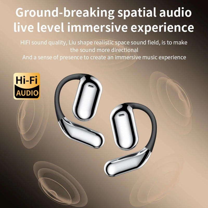 YYK Q16 Pro AI Translation Earbuds 144 Languages Real Time Translating Earphone with LCD Touch Screen ANC Wireless Headphones view 3