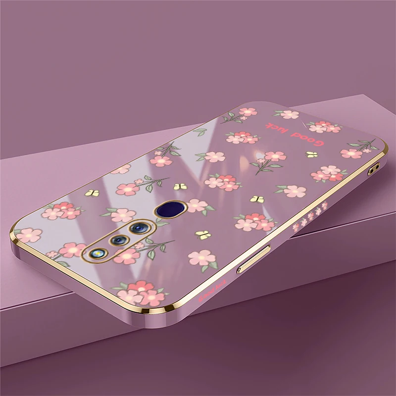 Case For infinix Tecno Pova 6 Pro 5G 6 Pro 5G 5 4 3 2 Pro Soft Plating Flower Pattern Cover For infinix Tecno Pova Neo 2