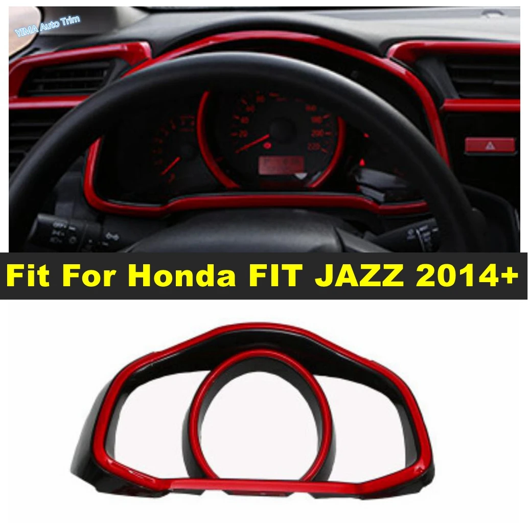 

Car Dashboard Instrument Screen Stopwatch Frame Center Control Panel Cover Trim Fit For Honda FIT JAZZ 2014 - 2020 Accessories