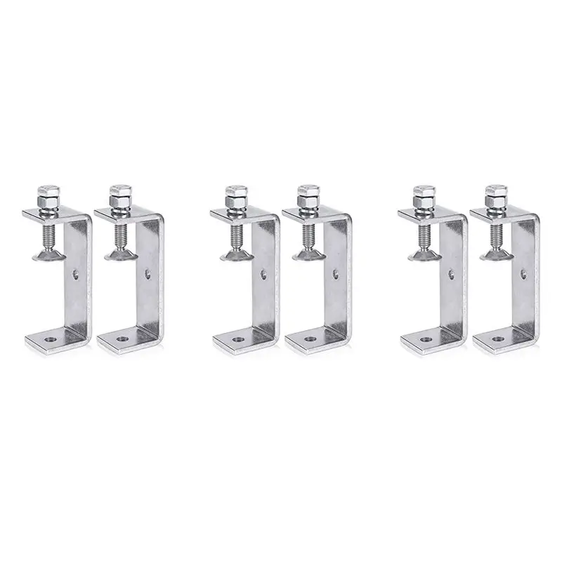 

A7THK-Металлический зажим-струбцина для тяжелых условий эксплуатации, зажим-струбцина C-образной формы для деревообработки с широким раскрытием губ (120 мм), 6 шт.