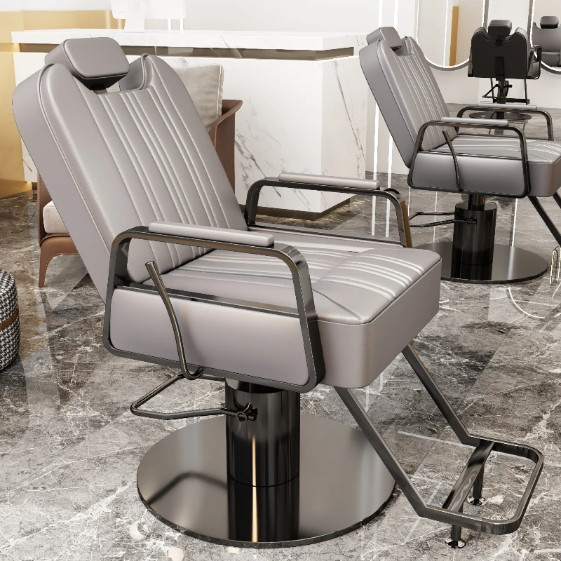 New Hair Can Put Down The Chair Dedicated To The Hair Salon Barber Shop Chair Rotation Light Luxury Fashion Cutting Chair Chairs