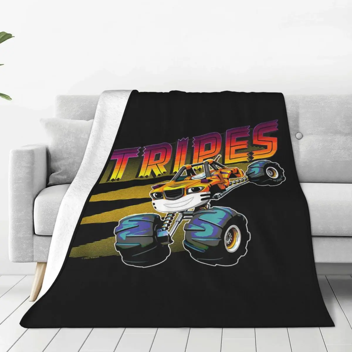 Blaze And The Monster Machines Blankets Soft Warm Flannel Throw Blanket Bedspread for Bed Living room Picnic Travel Home Couch
