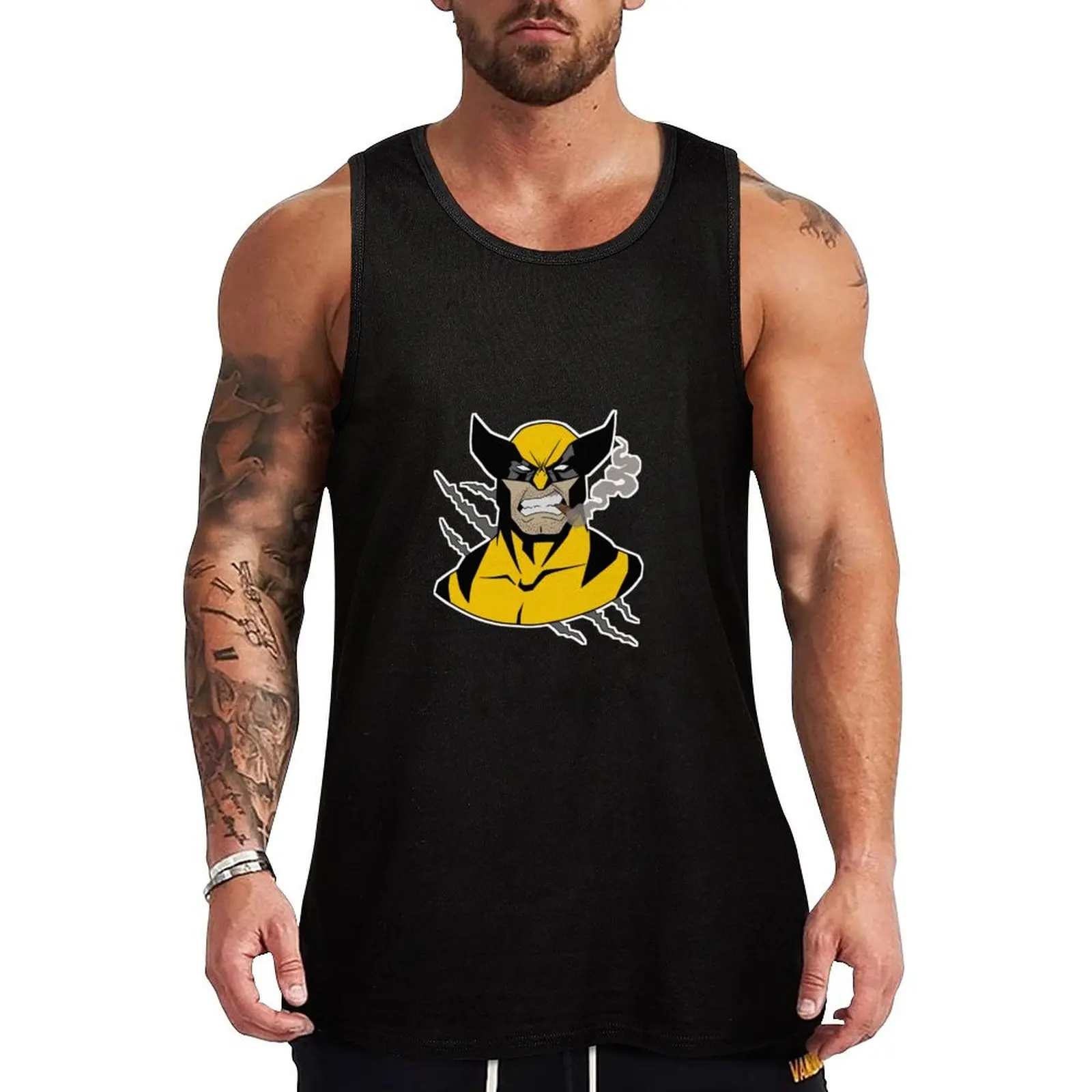 

Wolverine Tank Top anime t-shirts Gym T-shirts for men