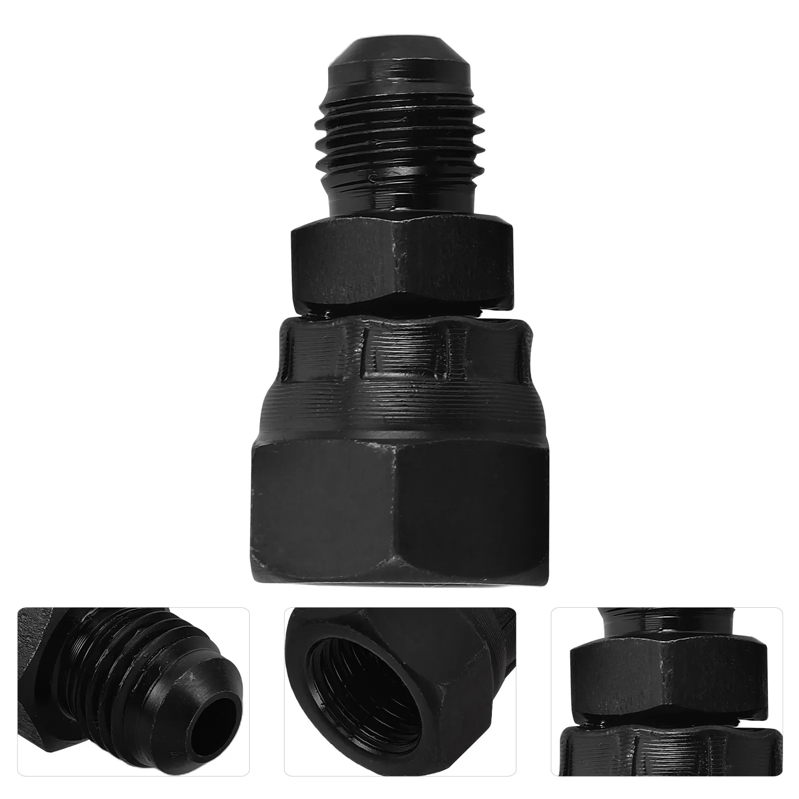 Automotive Fuel Rail High Pressure Injector Connector Oil Line Pipe Fitting Quick Connect Swivel Male Hose Barb Straight Adapter