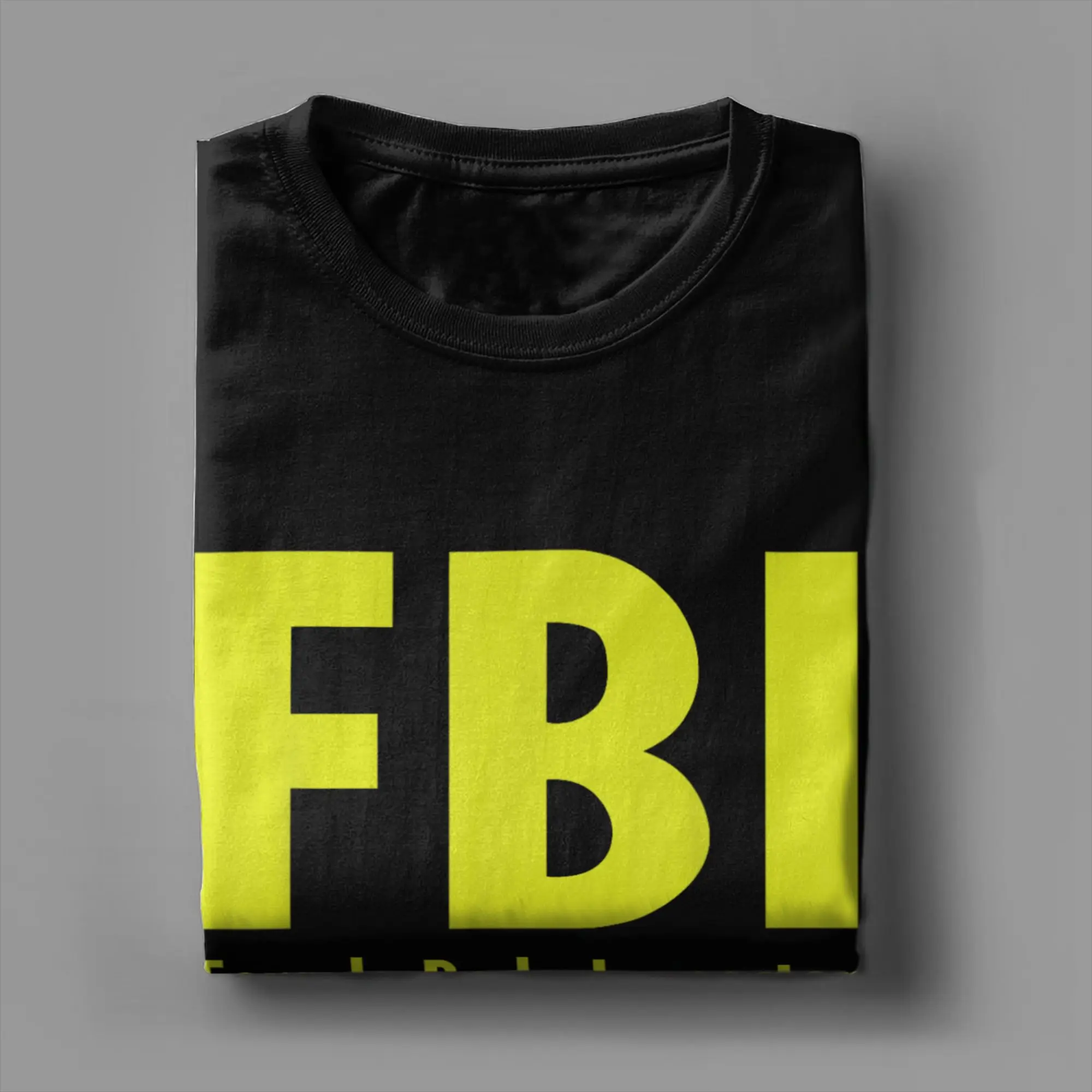 الصيف مكتب التحقيقات الفيدرالي أنثى الجسم المفتش الهبي تي شيرت القطن التي شيرت للرجال Y2K عادية كبيرة الحجم قصيرة الأكمام تي شيرت #4