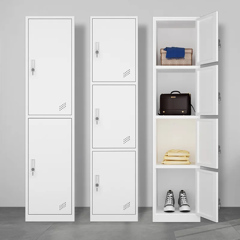 Single Door Assembled Metal Locker with Key Lock Modern Style Eco-Friendly Multifunctional Bedroom School Office and more