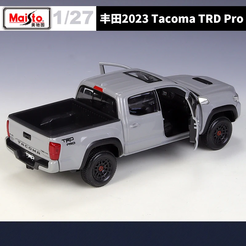 1:27 Toyota Tacoma TRD PRO 2023 Alloy Car Diecasts & Toy Vehicles Car Model Miniature Scale Model Car Toys For Children