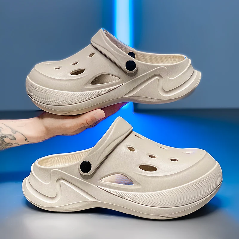 

Men's Summer Outdoor Closed-Toe Slippers for Outdoor Sports and Beach Sandals