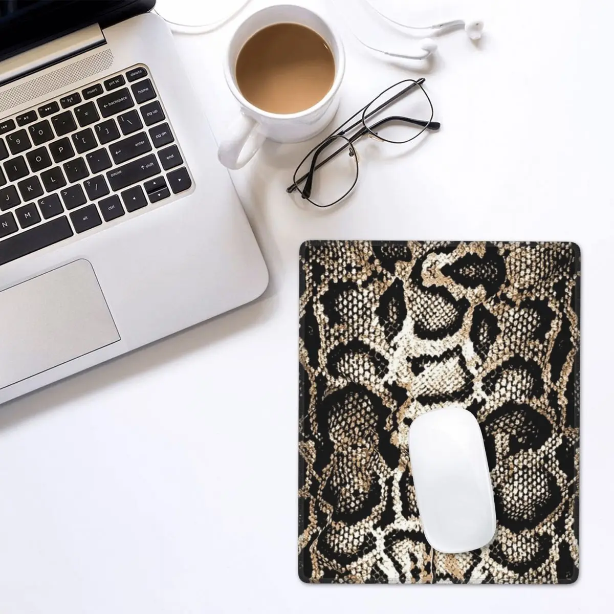 Snake Skin Mouse Pad Gamer PC Laptop Mats Keyboard Computer Gaming Office Accessories Desk Mat
