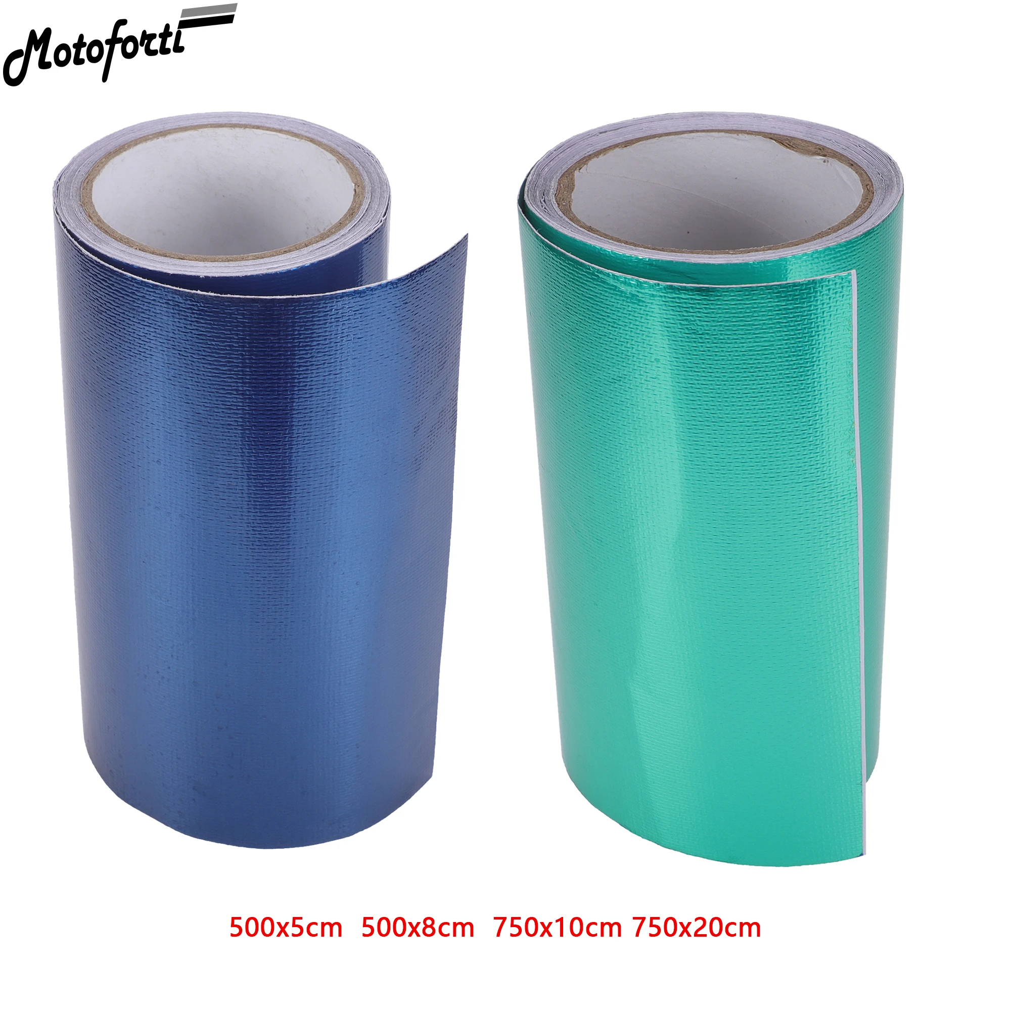 

Motoforti 500x5cm 500x8cm 750x10cm 750x20cm Self-Adhesive | Fiberglass Leak-Proof Tent Awning Tape Tarpaulin Repair Tape