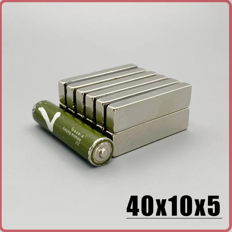 2/5/10/15/20 Pcs 40x10x5mm Fridge Tool Magnet Block Shape Magnetic 40*10*5 Mm Imanes For Home Decoration Garden DIY Tool