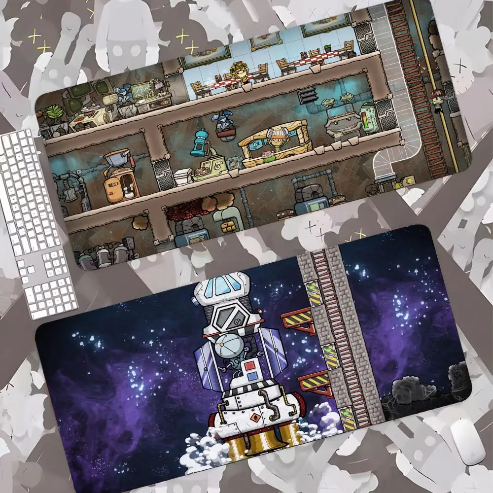 Oxygen Not Included Mouse Pad Gamer Keyboard Mat Pads Gaming Desk Protector Laptops Large Mousepad Cartoon Deskmat