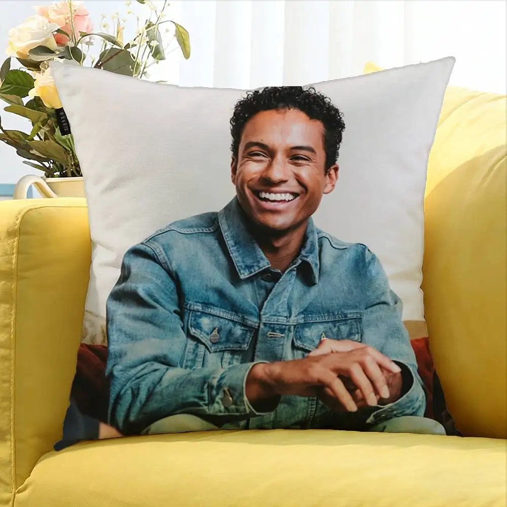 jaafar jackson  Various Sizes Square Pillow Case For Car Home Bedchamber Decor